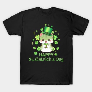 Happy St Catricks Day Irish Kitten Cat Saint Patricks Day T-Shirt